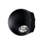 LED fasadinis lauko šviestuvas CREE 2x6W IP54 660LM Juoda spalva 3000K