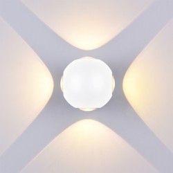 LED fasadinis lauko šviestuvas CREE 220V 4W IP54 440LM BALTA SPALVA 3000K