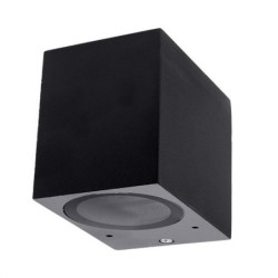 LED fasadinis lauko šviestuvas (aliuminis) Juoda spalva IP54 GU10 jungtis 220V