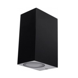 LED fasadinis lauko šviestuvas (aliuminis) Juoda spalva IP54 2xGU10 jungtis 220V