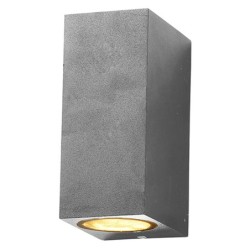 LED fasadinis lauko šviestuvas (aliuminis) Pilkas IP54 2xGU10 jungtis 220V