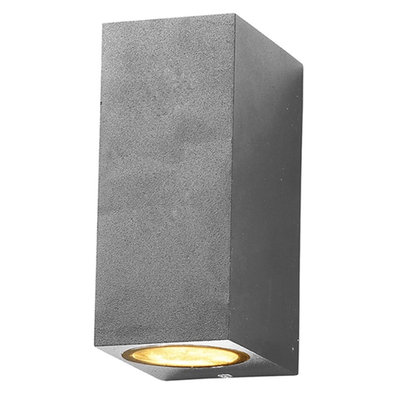 LED fasadinis lauko šviestuvas (aliuminis) Pilkas IP54 2xGU10 jungtis 220V