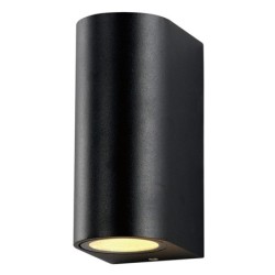 LED fasadinis lauko šviestuvas (aliuminis) Juoda spalva IP54 2xGU10 jungtis 220V
