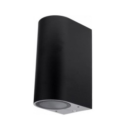 LED fasadinis lauko šviestuvas (aliuminis) Juoda spalva IP54 2xGU10 jungtis 220V