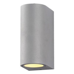 LED fasadinis lauko šviestuvas (aliuminis) Pilkas IP54 2xGU10 jungtis 220V