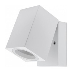 LED fasadinis lauko šviestuvas (aliuminis) BALTA SPALVA IP44 GU10 jungtis 220V