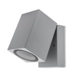 LED fasadinis lauko šviestuvas (aliuminis) Pilkas IP44 GU10 jungtis 220V