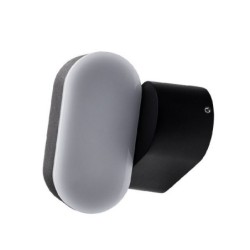 LED fasadinis lauko šviestuvas EPISTAR 2x6W IP54 660LM Juoda spalva 3000K