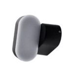 LED fasadinis lauko šviestuvas EPISTAR 2x6W IP54 660LM Juoda spalva 4000K