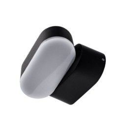 LED fasadinis lauko šviestuvas EPISTAR 2x6W IP54 660LM Juoda spalva 4000K
