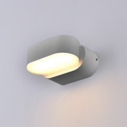 LED fasadinis lauko šviestuvas EPISTAR 2x6W IP54 660LM Pilkas 4000K