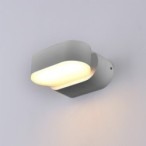 LED fasadinis lauko šviestuvas EPISTAR 2x6W IP54 660LM Pilkas 4000K