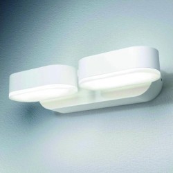 LED fasadinis lauko šviestuvas EPISTAR 2x6W IP54 1320LM BALTA SPALVA 3000K