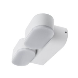 LED fasadinis lauko šviestuvas EPISTAR 2x6W IP54 1320LM BALTA SPALVA 4000K