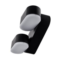 LED fasadinis lauko šviestuvas EPISTAR 2x6W IP54 1320LM Juoda spalva 4000K