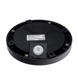 LED sieninis lauko šviestuvas (apvalus) Juoda spalva 2W 4200K 120LM 220V IP65