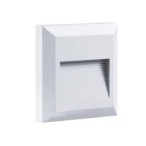 LED sieninis lauko šviestuvas (kvadratinis) BALTA SPALVA 2W 3000K 120LM 220V IP65