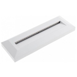 Įleidžiamas sieninis lauko LED šviestuvas Stačiakampis BALTA SPALVA 3W 3000K 100LM 220V IP65