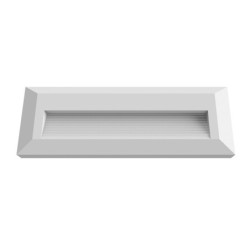 Įleidžiamas sieninis lauko LED šviestuvas Stačiakampis BALTA SPALVA 3W 4200K 100LM 220V IP65