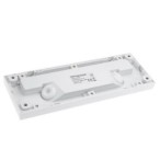 Įleidžiamas sieninis lauko LED šviestuvas Stačiakampis BALTA SPALVA 3W 4200K 100LM 220V IP65