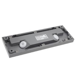 Įleidžiamas sieninis lauko LED šviestuvas Stačiakampis Pilkas 3W 4200K 100LM 220V IP65