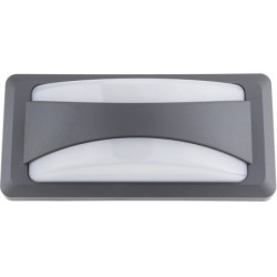 LED sieninis lauko šviestuvas Pilkas 12W 3000K 780LM 220V IP65