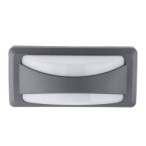 LED sieninis lauko šviestuvas Pilkas 12W 3000K 780LM 220V IP65