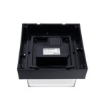 LED sieninis lauko šviestuvas (kvadratinis) Juoda spalva 12W 4200K 1000LM 220V IP65