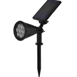 Įsmeigiamas lauko šviestuvas veikiantis nuo saulės energijos LIGHT 1.5W/6V GREEN IP65