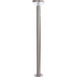 LED Pastatomas lauko šviestuvas veikiantis nuo saulės energijos SS-BRUSHED Aliuminis 2W 200lm/20lm IP44 3.7V SENSOR