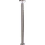 LED Pastatomas lauko šviestuvas veikiantis nuo saulės energijos SS-BRUSHED Aliuminis 2W 200lm/20lm IP44 3.7V SENSOR