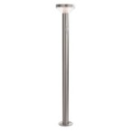 LED Pastatomas lauko šviestuvas veikiantis nuo saulės energijos SS-BRUSHED Aliuminis 2W 200lm/20lm IP44 3.7V SENSOR