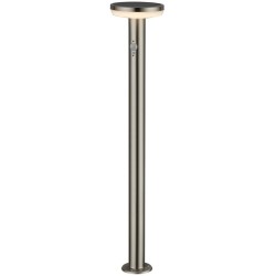 LED Pastatomas lauko šviestuvas veikiantis nuo saulės energijos SS-BRUSHED Aliuminis 4.4W 600lm/60lm IP44 3.7V SENSOR