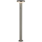 LED Pastatomas lauko šviestuvas veikiantis nuo saulės energijos SS-BRUSHED Aliuminis 4.4W 600lm/60lm IP44 3.7V SENSOR