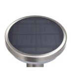 LED Pastatomas lauko šviestuvas veikiantis nuo saulės energijos SS-BRUSHED Aliuminis 4.4W 600lm/60lm IP44 3.7V SENSOR