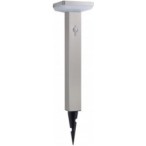 LED Pastatomas lauko šviestuvas veikiantis nuo saulės energijos+SPIKE SS-BRUSHED Aliuminis 4.4W 600lm/60lm IP44 3.7V SENSOR