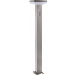 LED Pastatomas lauko šviestuvas veikiantis nuo saulės energijos SS-BRUSHED Aliuminis 4.4W 600lm/60lm IP44 3.7V SENSOR