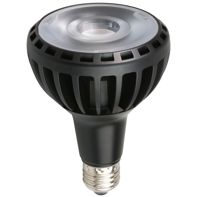 LED lemputė PAR30 25W/220V E27 4500K RA80 - Juoda spalva