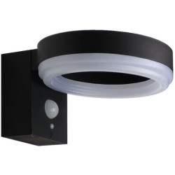 Nuo saulės energijos veikiantis LED fasadinis lauko šviestuvas 6W/600lm 3.7V 2200mAh 6000K IP44