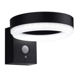 Nuo saulės energijos veikiantis LED fasadinis lauko šviestuvas 6W/600lm 3.7V 2200mAh 6000K IP44