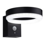 Nuo saulės energijos veikiantis LED fasadinis lauko šviestuvas 6W/600lm 3.7V 2200mAh 6000K IP44