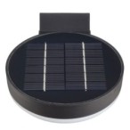 Nuo saulės energijos veikiantis LED fasadinis lauko šviestuvas 6W/600lm 3.7V 2200mAh 6000K IP44
