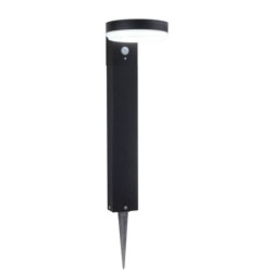 LED Pastatomas lauko šviestuvas veikiantis nuo saulės energijos+SPIKE SS-Colour 50cm 6W/600lm 3.7V 2200mAh 6000K IP44