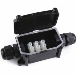 Hermetiška jungtis laidams IP68 - BOX SPLITTER 2 TERMINALAI