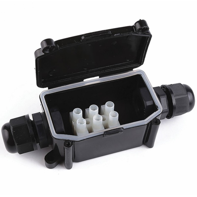 Hermetiška jungtis laidams IP68 - BOX SPLITTER 2 TERMINALAI