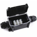 Hermetiška jungtis laidams IP68 - BOX SPLITTER 2 TERMINALAI