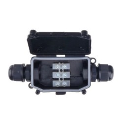 Hermetiška jungtis laidams IP68 - BOX SPLITTER 2 TERMINALAI