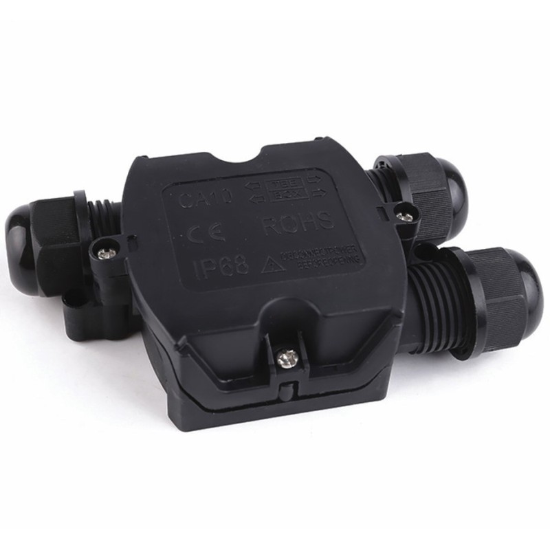 Hermetiška jungtis laidams IP68 - BOX SPLITTER 3 TERMINALAI