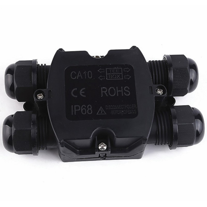 Hermetiška jungtis laidams IP68 - BOX SPLITTER 4 TERMINALAI