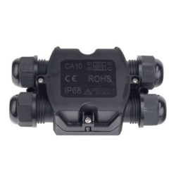 Hermetiška jungtis laidams IP68 - BOX SPLITTER 4 TERMINALAI